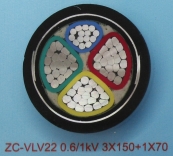铜仁ZC-VLV22 0.6/1kV 3X150+1X70